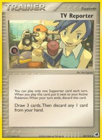 TV Reporter — EX Dragon Frontiers