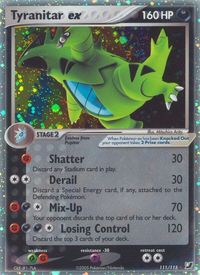 Tyranitar ex — EX Unseen Forces