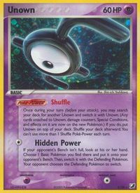 Unown (E) — EX Unseen Forces
