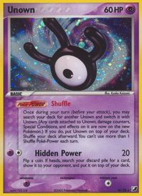 Unown (W) — EX Unseen Forces