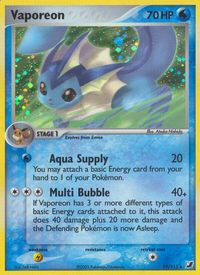 Vaporeon — EX Unseen Forces