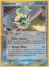 Vaporeon (Delta Species) — Delta Species