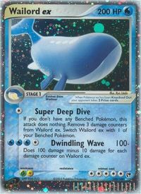 Wailord ex — EX Sandstorm