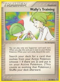 Wally's Training — EX Emerald