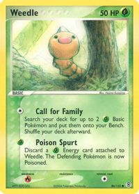 Weedle — EX FireRed & LeafGreen