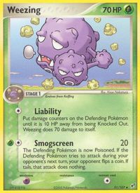 Weezing — EX Deoxys