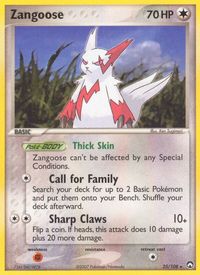 Zangoose — EX Power Keepers