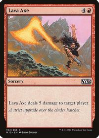 Lava Axe — Magic 2015 (M15)