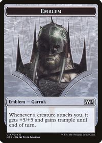 Emblem - Garruk, Apex Predator — Magic 2015 (M15)