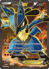 Lucario EX (107 Full Art) — XY - Furious Fists