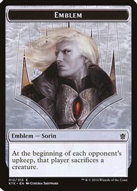 Emblem - Sorin, Solemn Visitor — Khans of Tarkir