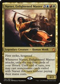 Narset, Enlightened Master — Prerelease Cards