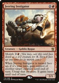 Jeering Instigator — Prerelease Cards