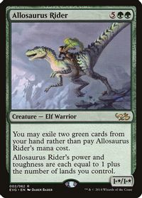 Allosaurus Rider — Duel Decks: Anthology