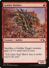 Goblin Sledder — Duel Decks: Anthology