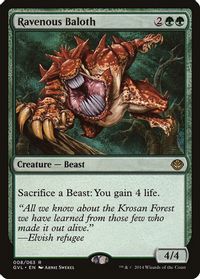 Ravenous Baloth — Duel Decks: Anthology