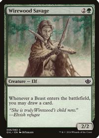 Wirewood Savage — Duel Decks: Anthology