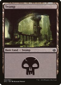 Swamp (063) (GVL) — Duel Decks: Anthology