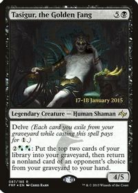 Tasigur, the Golden Fang — Prerelease Cards