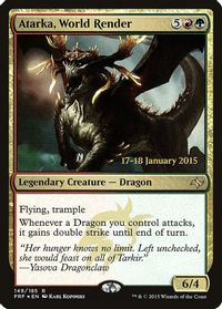 Atarka, World Render — Prerelease Cards