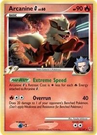 Arcanine G - 15/147 — Deck Exclusives