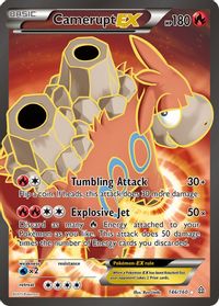 Camerupt EX (146 Full Art) — XY - Primal Clash