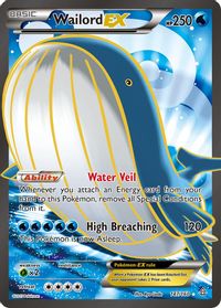 Wailord EX (147 Full Art) — XY - Primal Clash
