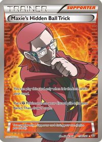 Maxie's Hidden Ball Trick (158 Full Art) — XY - Primal Clash