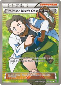 Professor Birch's Observations (159 Full Art) — XY - Primal Clash
