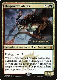 Dragonlord Atarka — Prerelease Cards