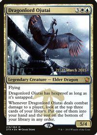 Dragonlord Ojutai — Prerelease Cards