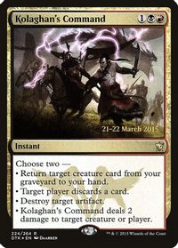 Kolaghan's Command — Prerelease Cards
