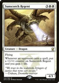 Sunscorch Regent — Prerelease Cards