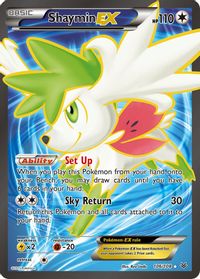 Shaymin EX (106 Full Art) — XY - Roaring Skies