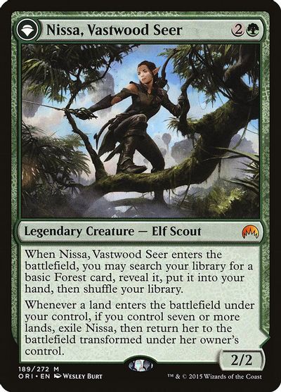 Nissa, Vastwood Seer card art