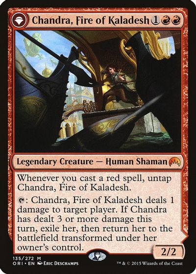 Chandra, Fire of Kaladesh card art