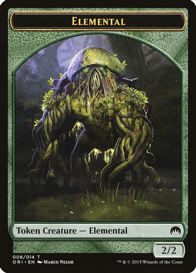 Elemental Token card art