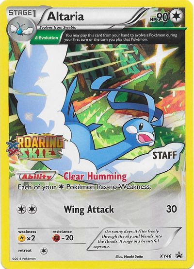 Altaria - XY46 (Prerelease) [Staff] card art