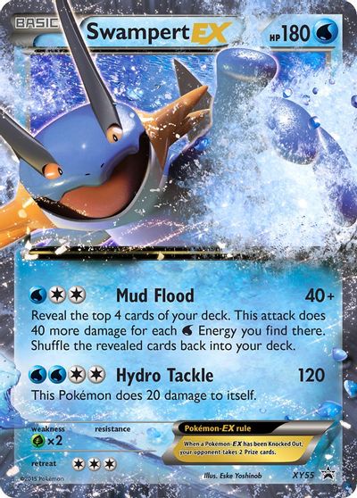 Swampert EX - XY55 card art