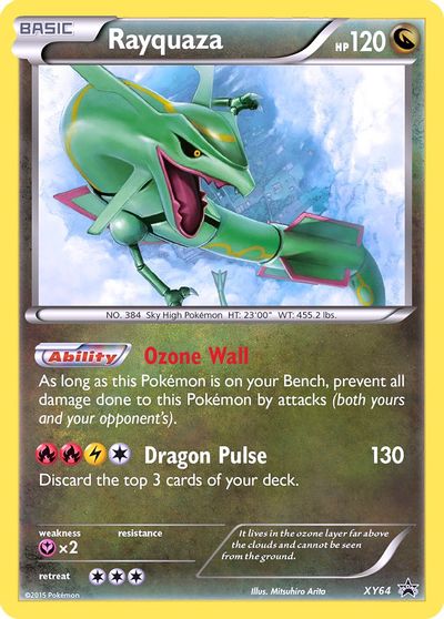 Rayquaza - XY64 card art
