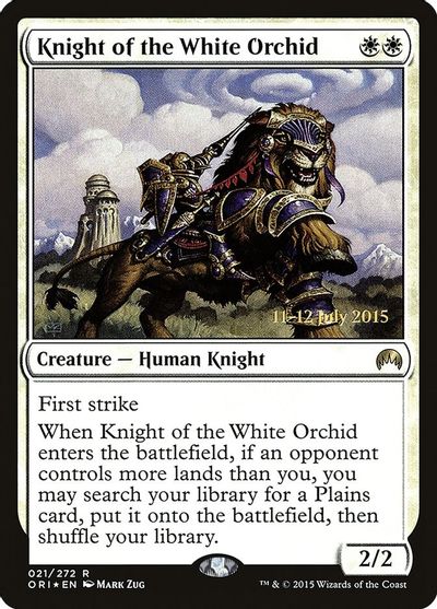 Knight of the White Orchid card art