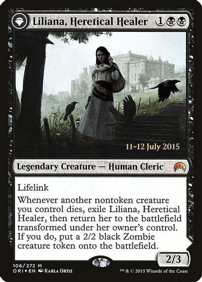 Liliana, Heretical Healer card art