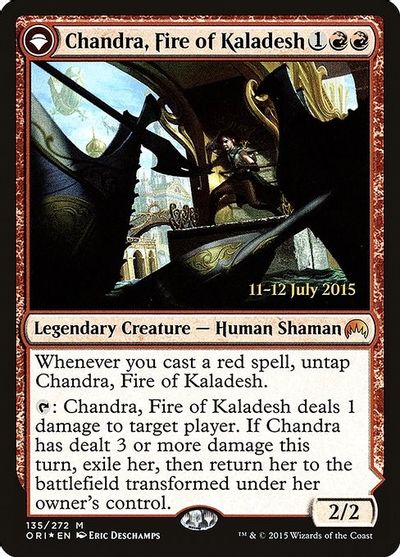 Chandra, Fire of Kaladesh card art