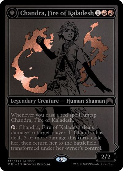 Chandra, Fire of Kaladesh (SDCC 2015 Exclusive) card art