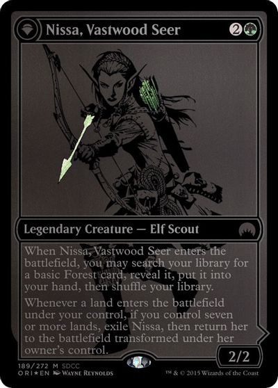 Nissa, Vastwood Seer (SDCC 2015 Exclusive) card art