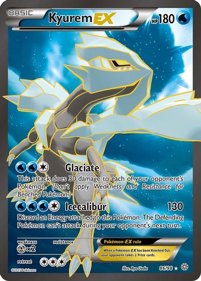 Kyurem EX (86 Full Art) card art