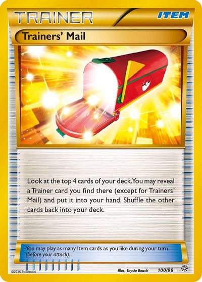 Trainers' Mail (Secret) card art