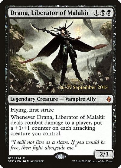 Drana, Liberator of Malakir card art