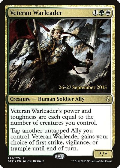 Veteran Warleader card art
