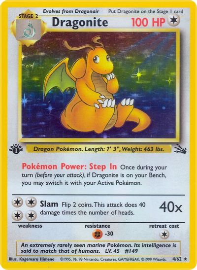 Dragonite (4) card art